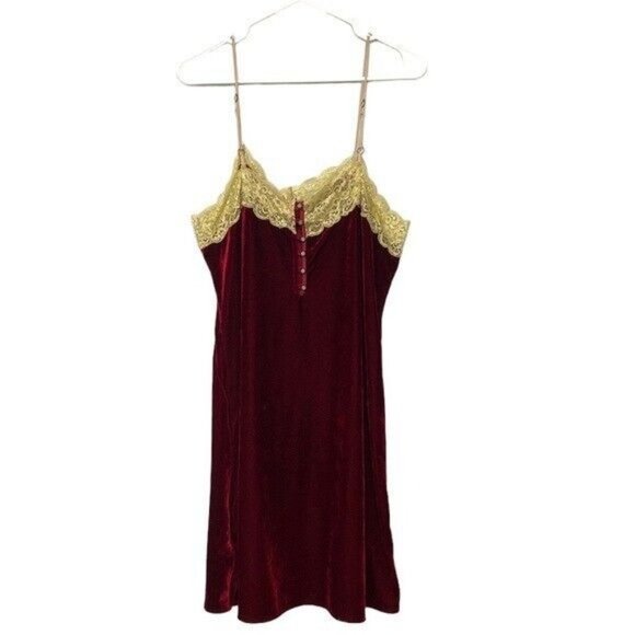 SOLD NWT Aratta Silent Journey Red Velvet Without You Slip Mini Dress - Picture 3 of 7